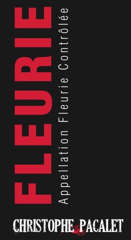 Christophe Pacalet Fleurie 2015 Front Label