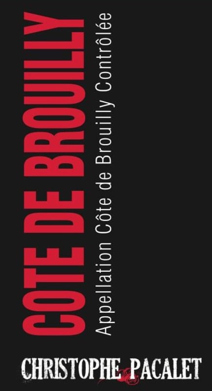 Christophe Pacalet Cote de Brouilly 2013 Front Label