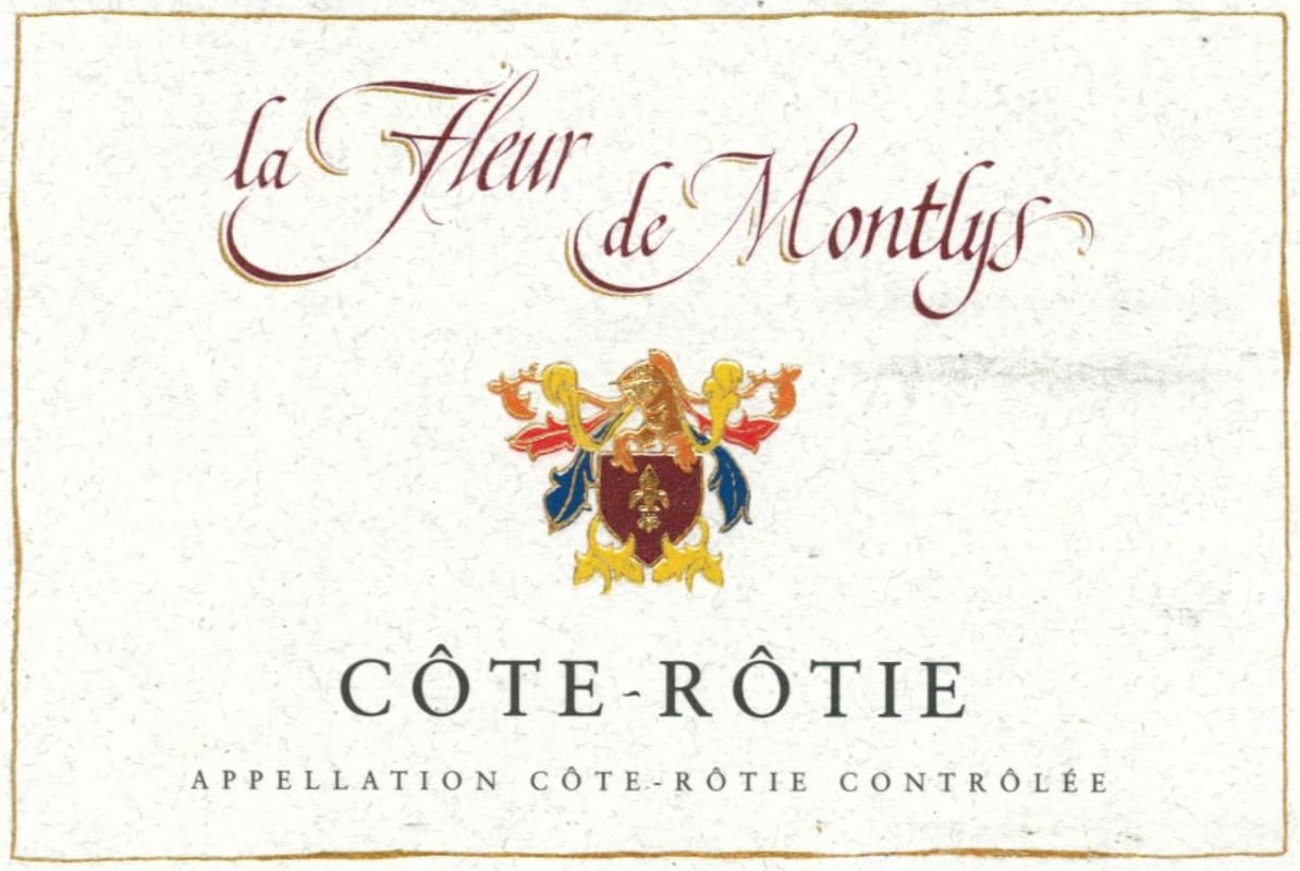 Christophe Semaska Cote-Rotie Chateau de Montlys Fleur de Montlys 2012 Front Label