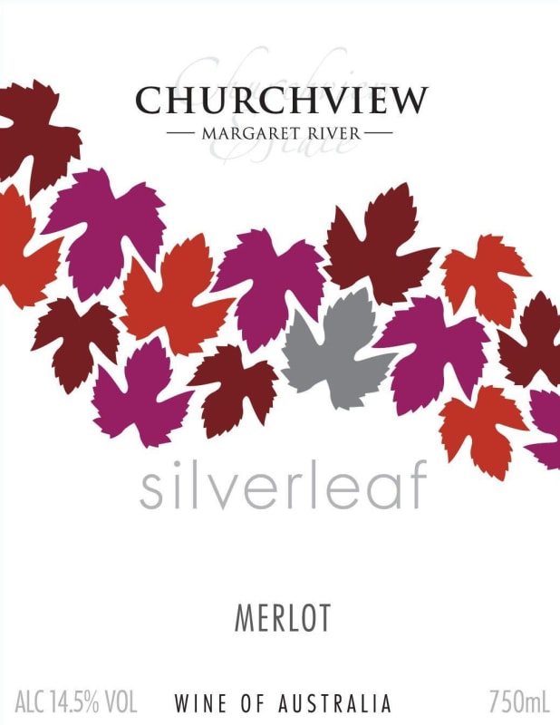 Churchview Estate Silverleaf Merlot 2014 Front Label