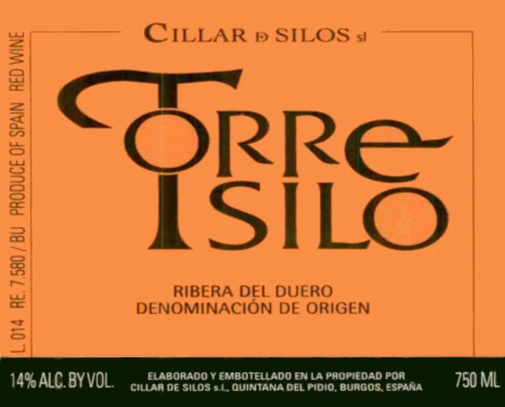 Cillar de Silos Torresilo 2004 Front Label