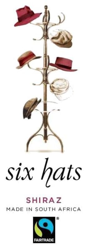 Six Hats Shiraz 2014 Front Label