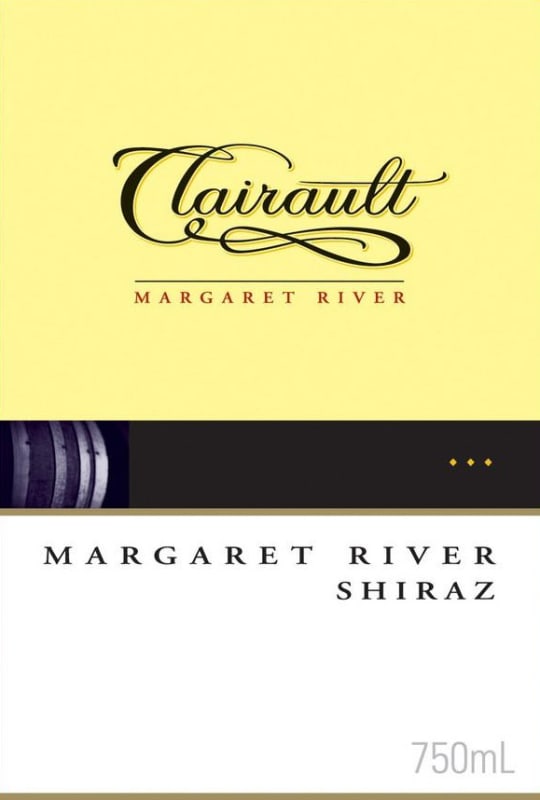 Clairault - Streicker Wines Shiraz 2013 Front Label