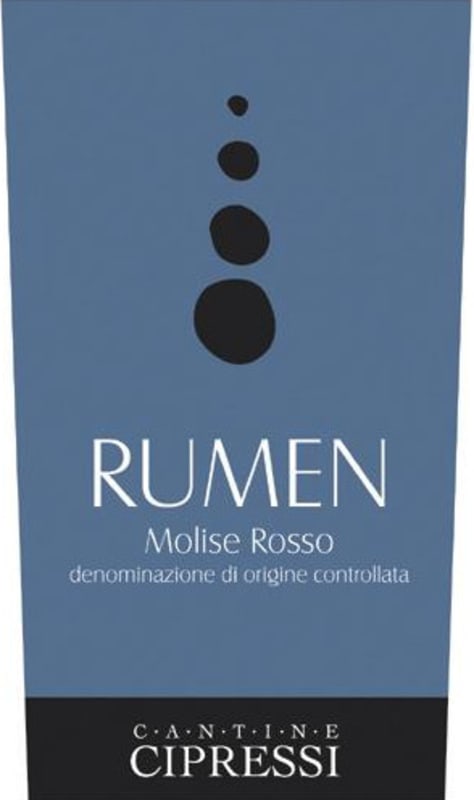 Claudio Cipressi Molise Rumen Rumen 2007 Front Label