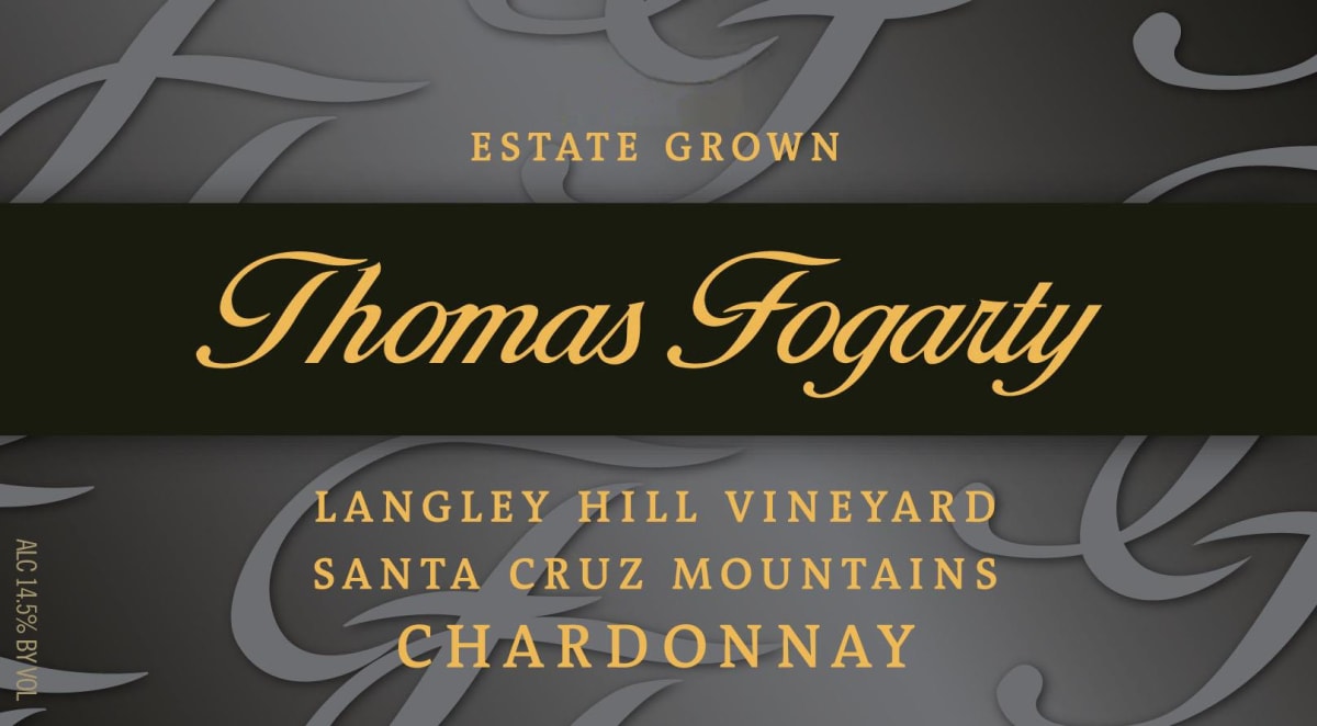 Thomas Fogarty Langley Hill Vineyard Estate Chardonnay 2011 Front Label