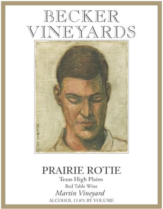 Becker Vineyards Prairie Rotie 2013 Front Label