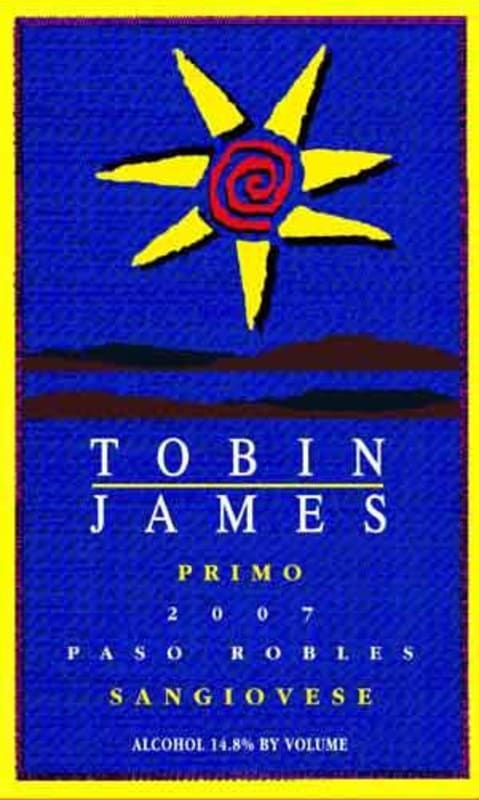 Tobin James Primo Sangiovese 2007 Front Label