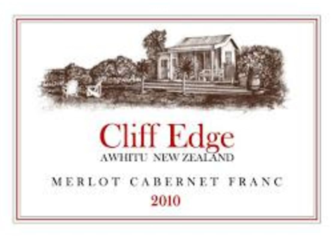 Cliff Edge Wines Merlot Cabernet Franc 2010 Front Label