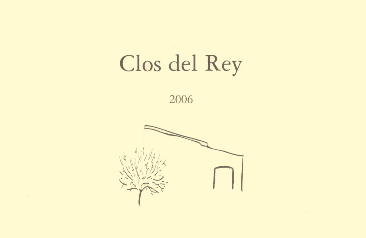 Clos del Rey Cotes du Roussillon 2006 Front Label