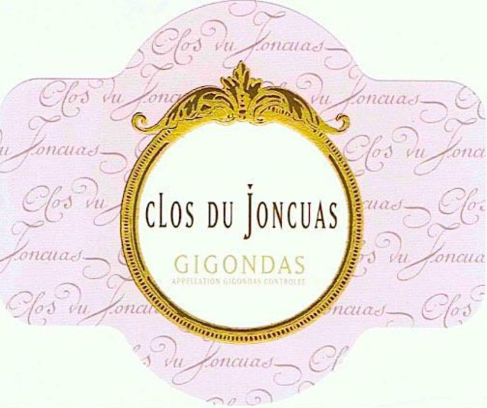 Clos du Joncuas Gigondas 2014 Front Label