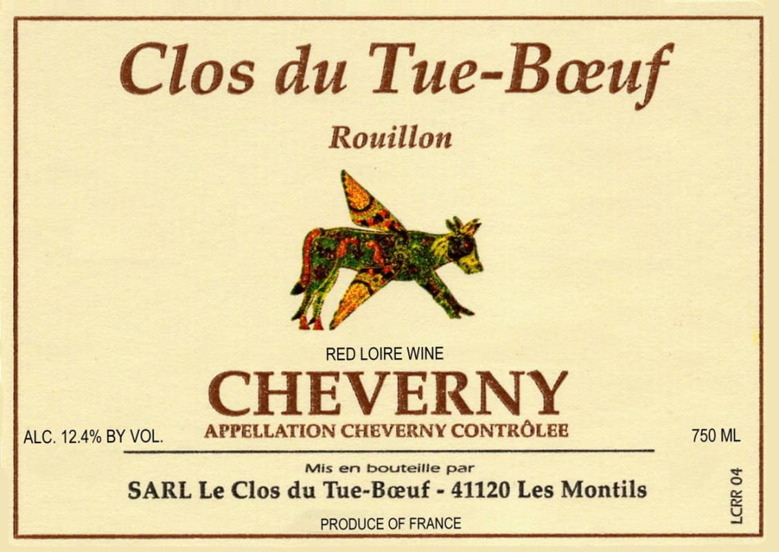 Clos Tue-Boeuf Cheverny Rouillon 2013 Front Label