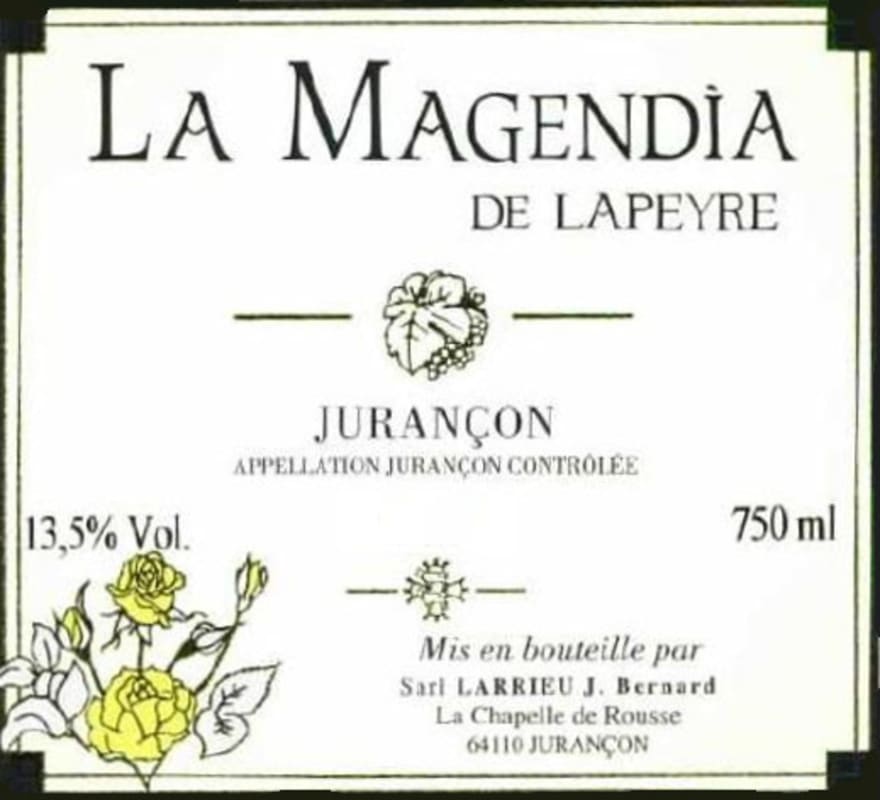 Clos Lapeyre La Magendia de Lapeyre 2009 Front Label