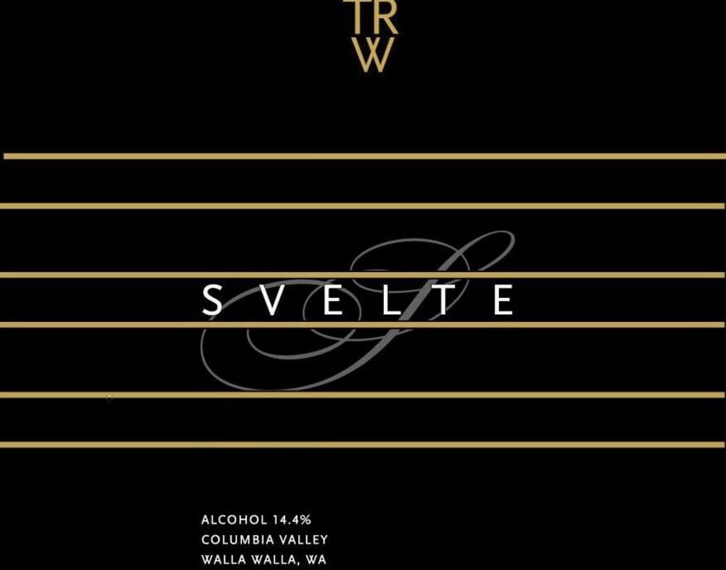 Three Rivers Svelte 2009 Front Label