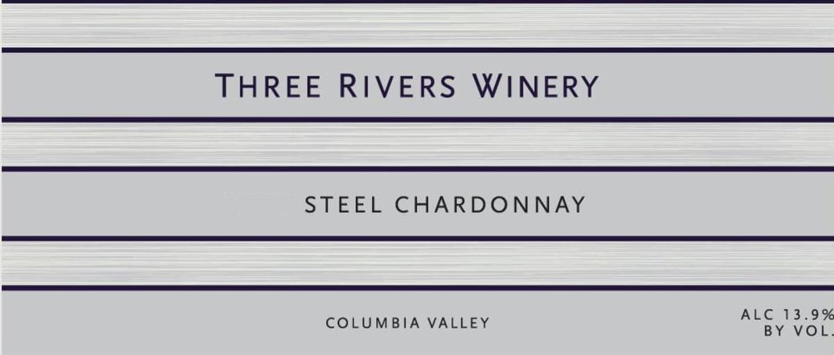 Three Rivers Steel Chardonnay 2014 Front Label