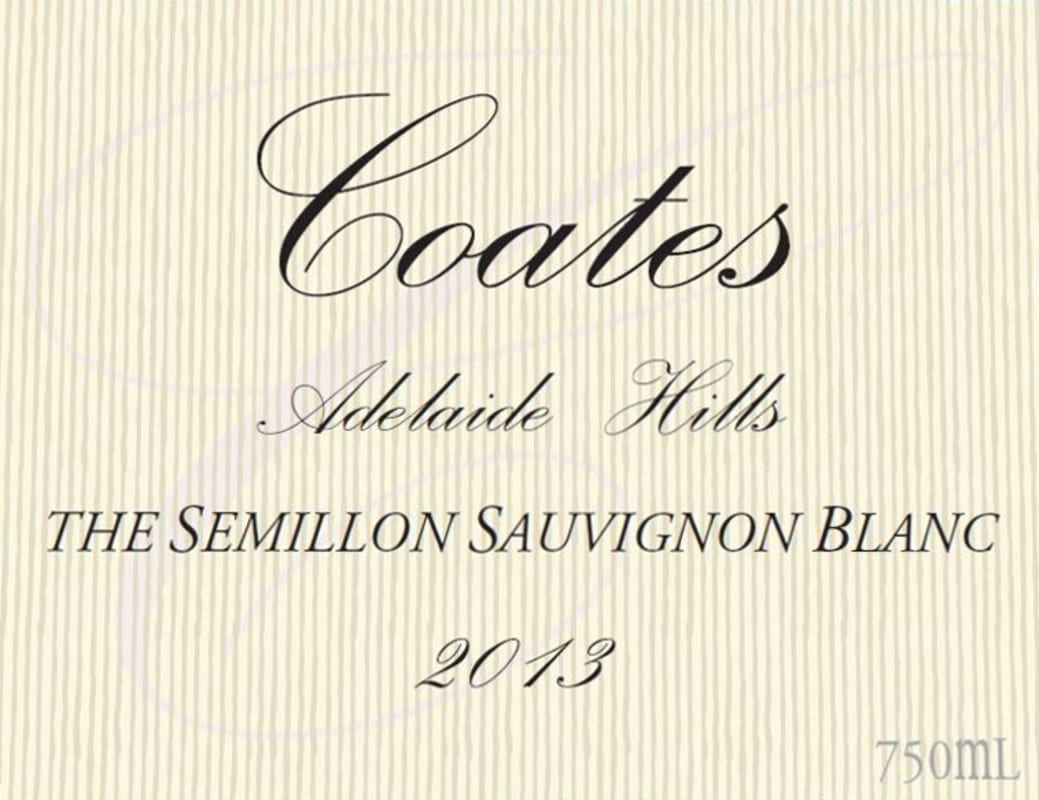 Coates Wines The Semillon Sauvignon Blanc 2013 Front Label