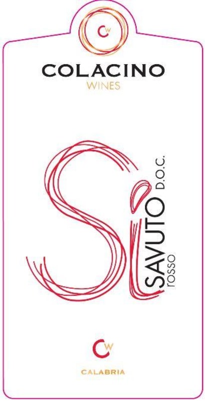 Colacino Wines Savuto Si Rosso 2014 Front Label