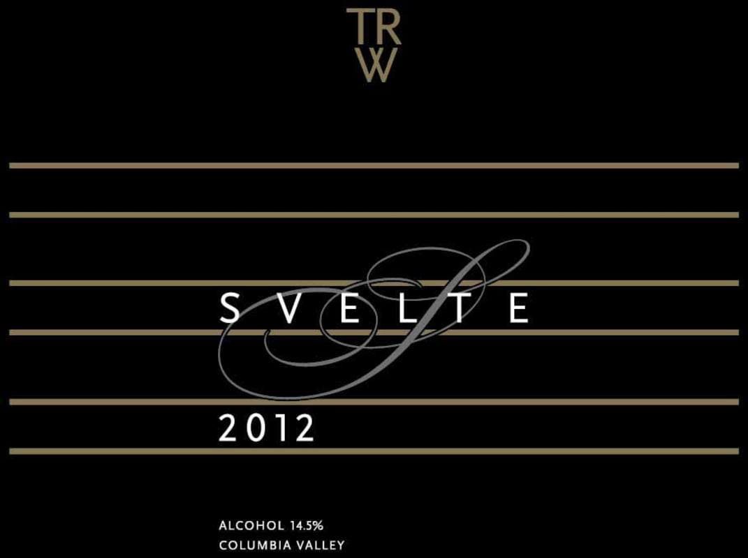 Three Rivers Svelte Red 2012 Front Label