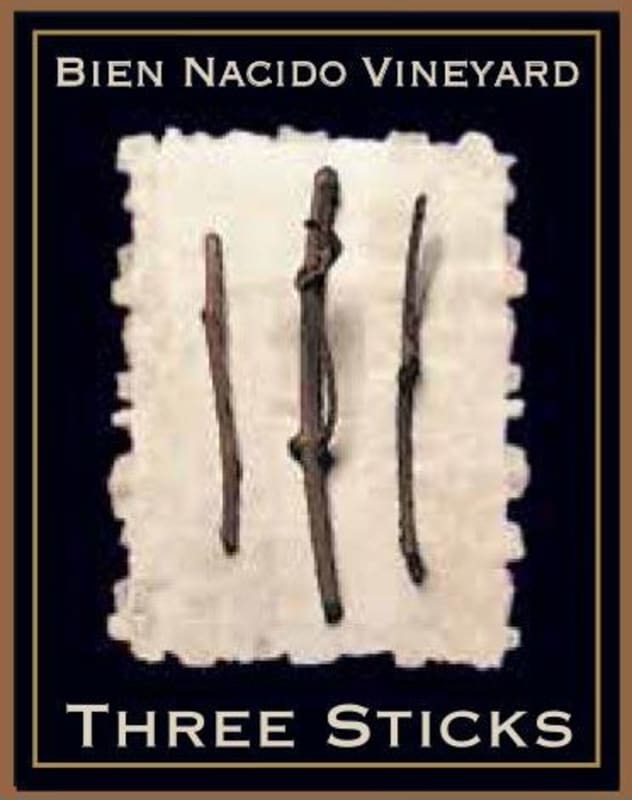 Three Sticks Bien Nacido Vineyard Pinot Noir 2012 Front Label