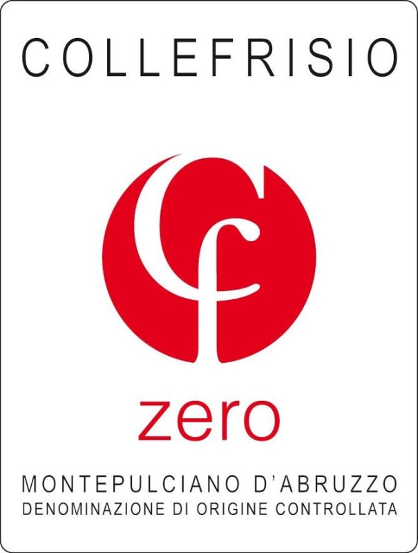 Collefrisio Montepulciano d'Abruzzo Zero 2013 Front Label