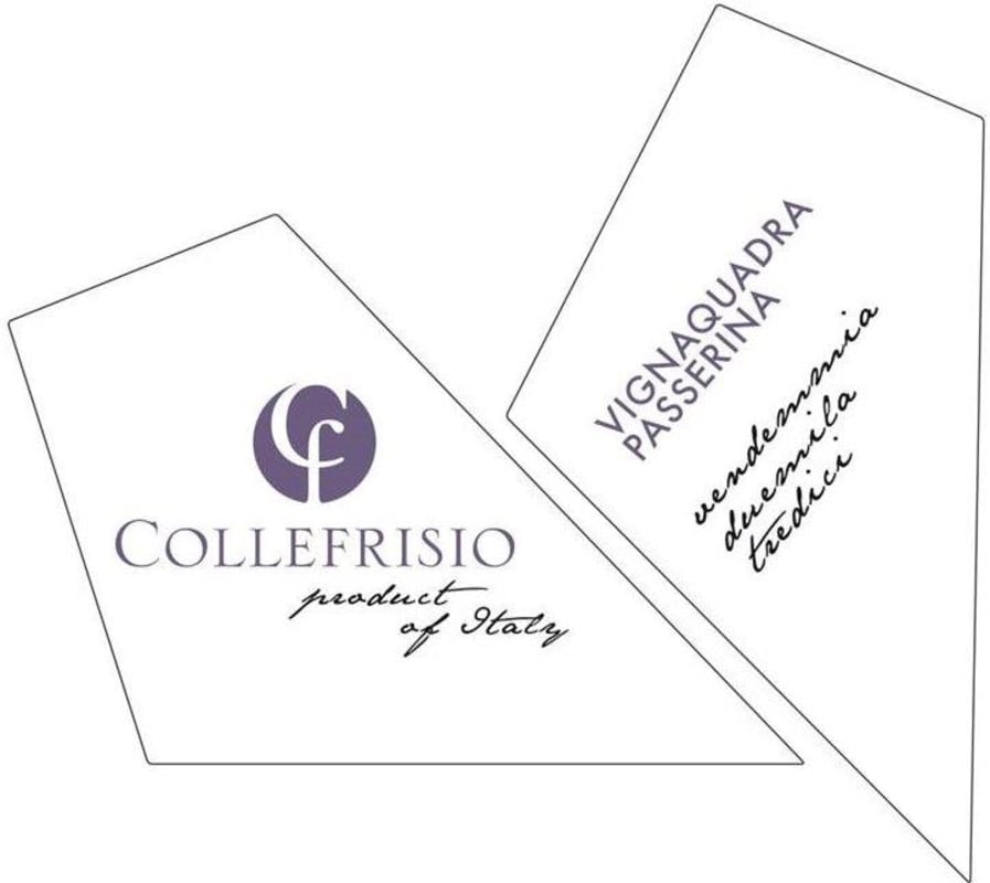 Collefrisio Abruzzo Vignaquadra Passerina 2013 Front Label