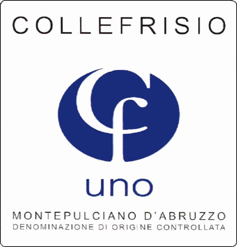 Collefrisio Montepulciano d'Abruzzo Uno 2009 Front Label