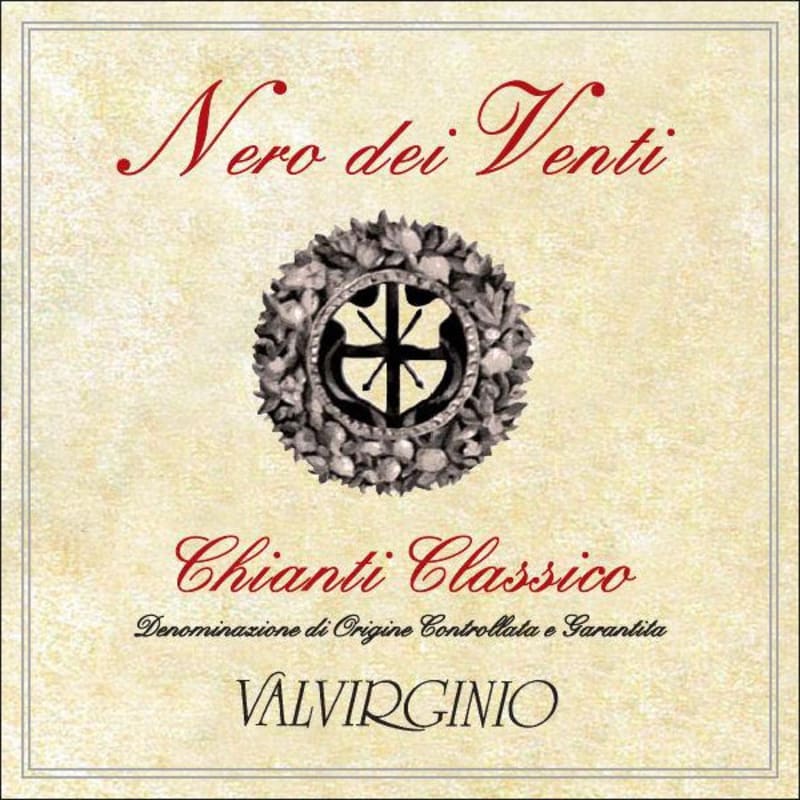 Colli Fiorentini Chianti Classico Nero dei Venti 2013 Front Label