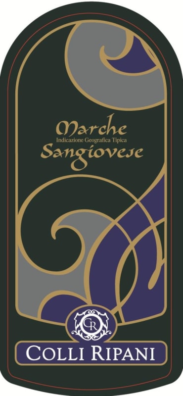 Colli Ripani Marche Sangiovese 2014 Front Label