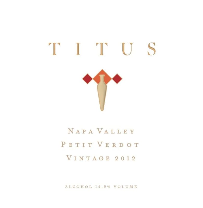 Titus Petit Verdot 2012 Front Label