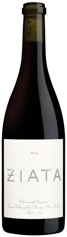 Ziata Green Valley Pinot Noir 2014 Front Bottle Shot