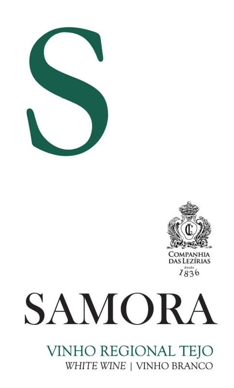 Companhia das Lezirias Vinho Regional Tejo Samora S Branco 2015 Front Label