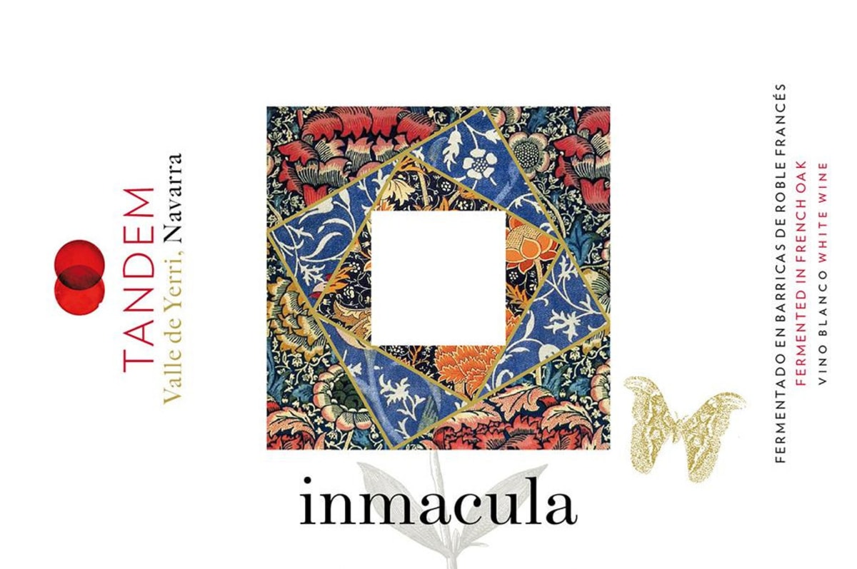 Compania Vitivinicola Tandem Inmacula 2014 Front Label