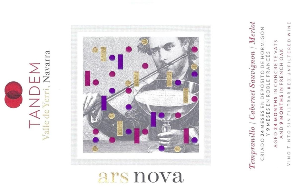 Compania Vitivinicola Tandem Ars Nova 2010 Front Label