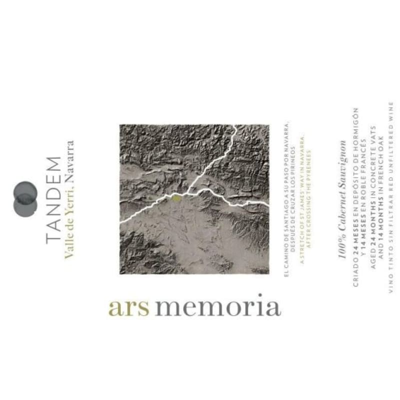 Compania Vitivinicola Tandem Ars Memoria 2008 Front Label