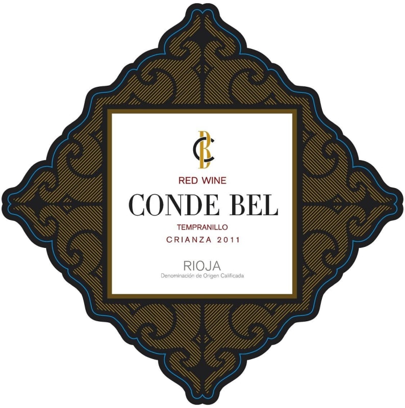 Conde Bel Crianza Tempranillo 2011 Front Label