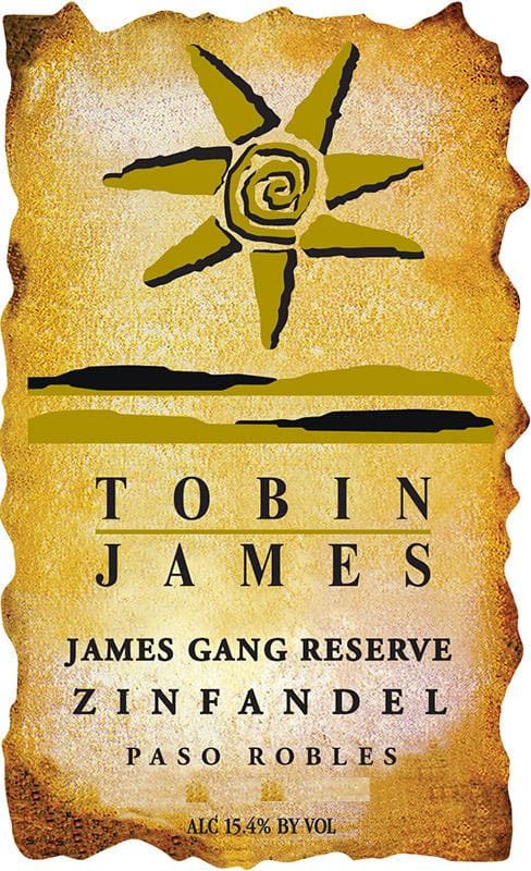 Tobin James James Gang Reserve Zinfandel 2012 Front Label