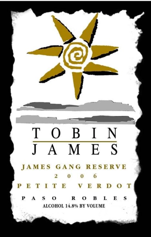 Tobin James James Gang Reserve Petite Verdot 2006 Front Label