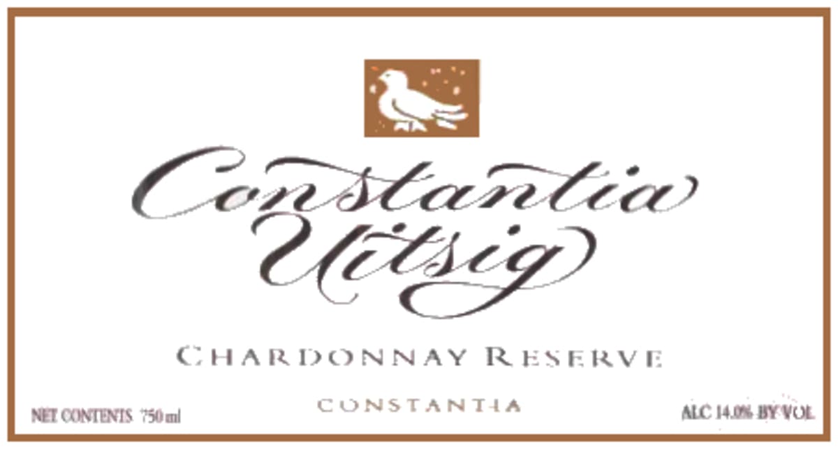 Constantia Uitsig Reserve Chardonnay 2014 Front Label