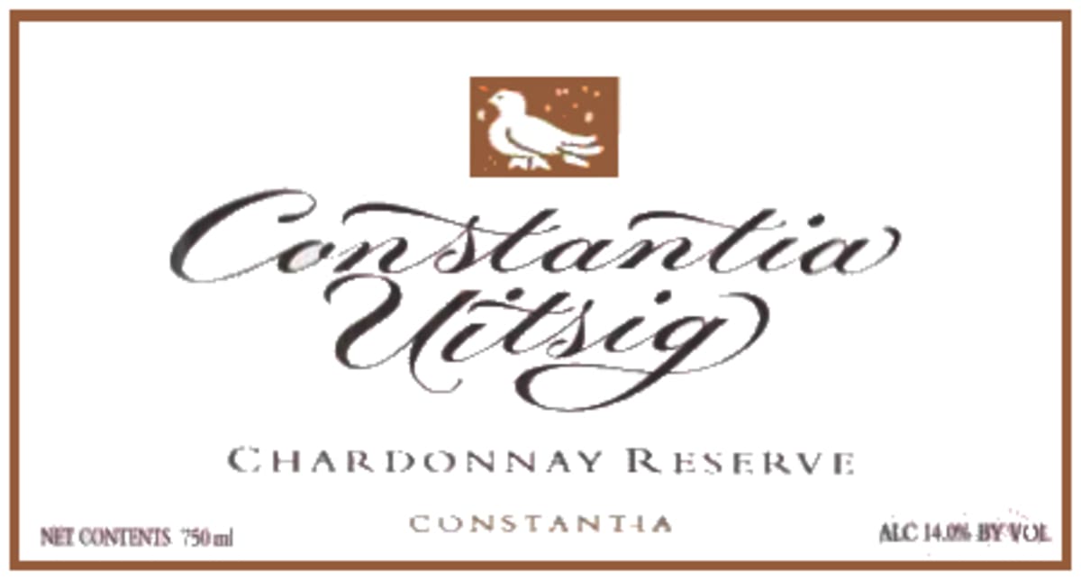 Constantia Uitsig Reserve Chardonnay 2012 Front Label