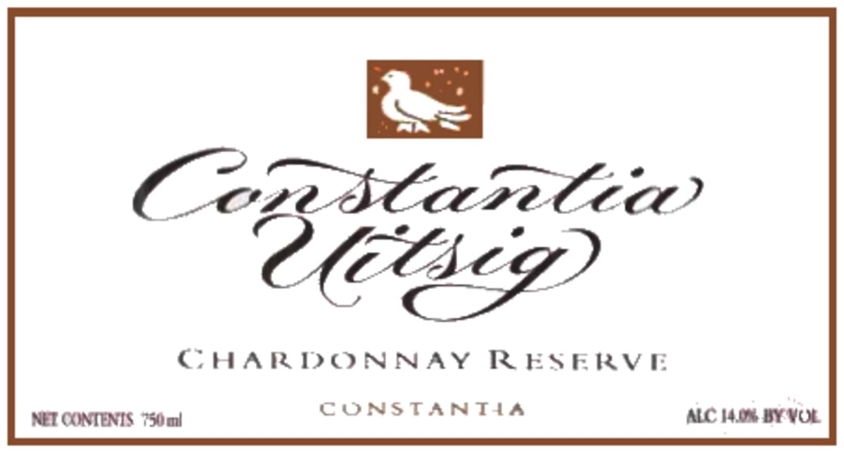 Constantia Uitsig Reserve Chardonnay 2004 Front Label