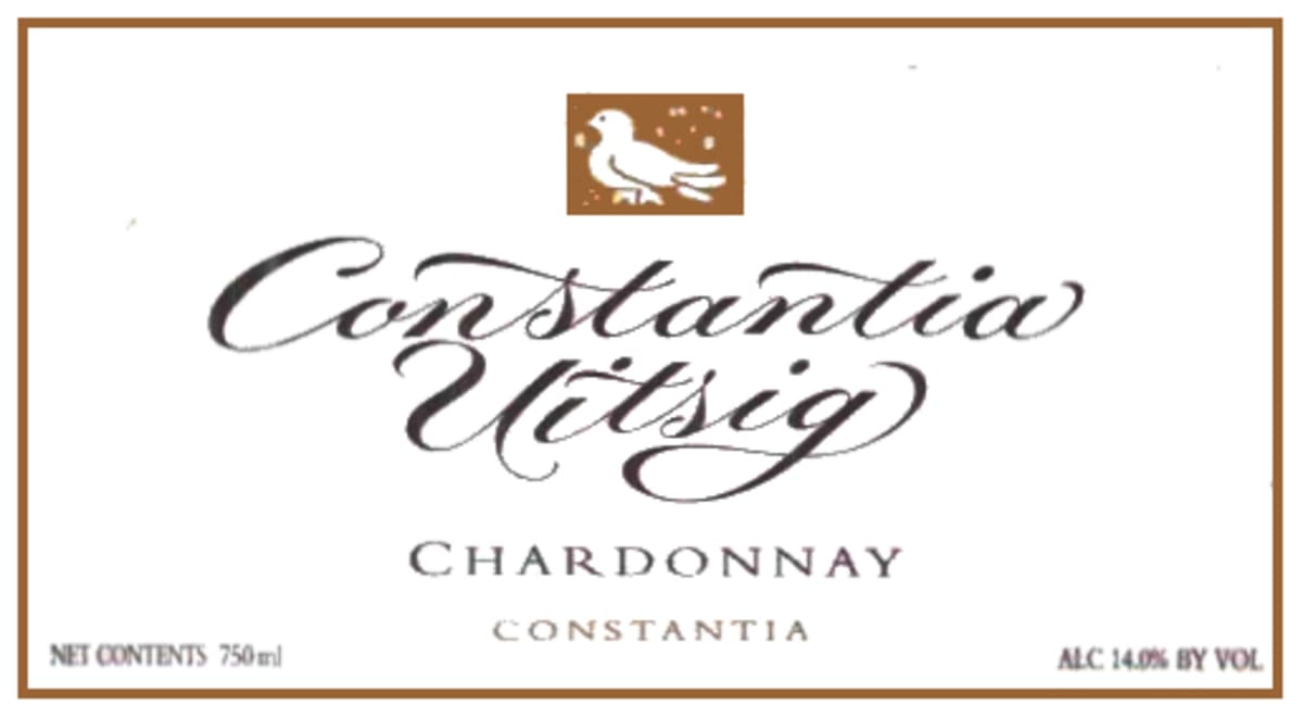 Constantia Uitsig Chardonnay 2012 Front Label