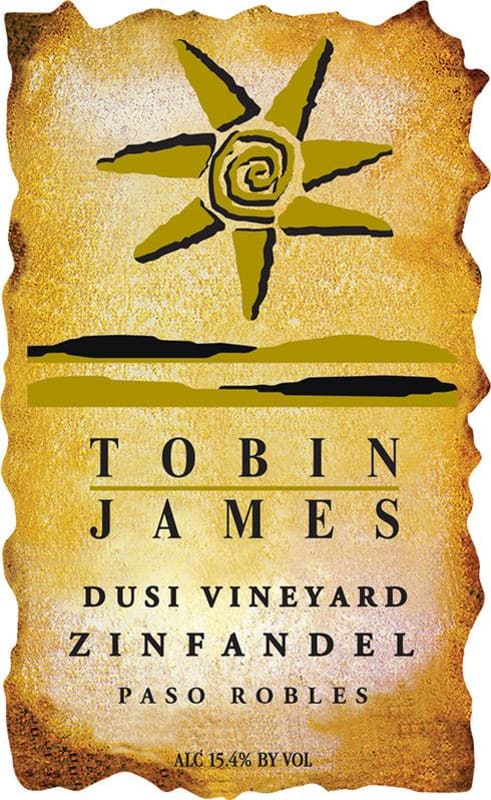 Tobin James Dusi Vineyard Zinfandel 2013 Front Label