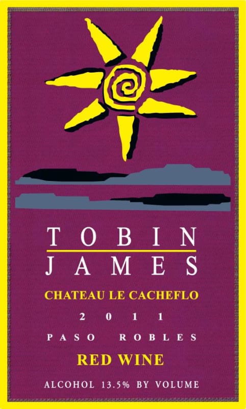 Tobin James Chateau Le Cacheflo Red Wine 2011 Front Label
