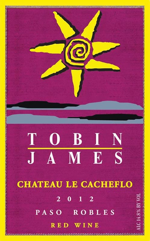 Tobin James Chateau Le Cacheflo Red Wine 2012 Front Label
