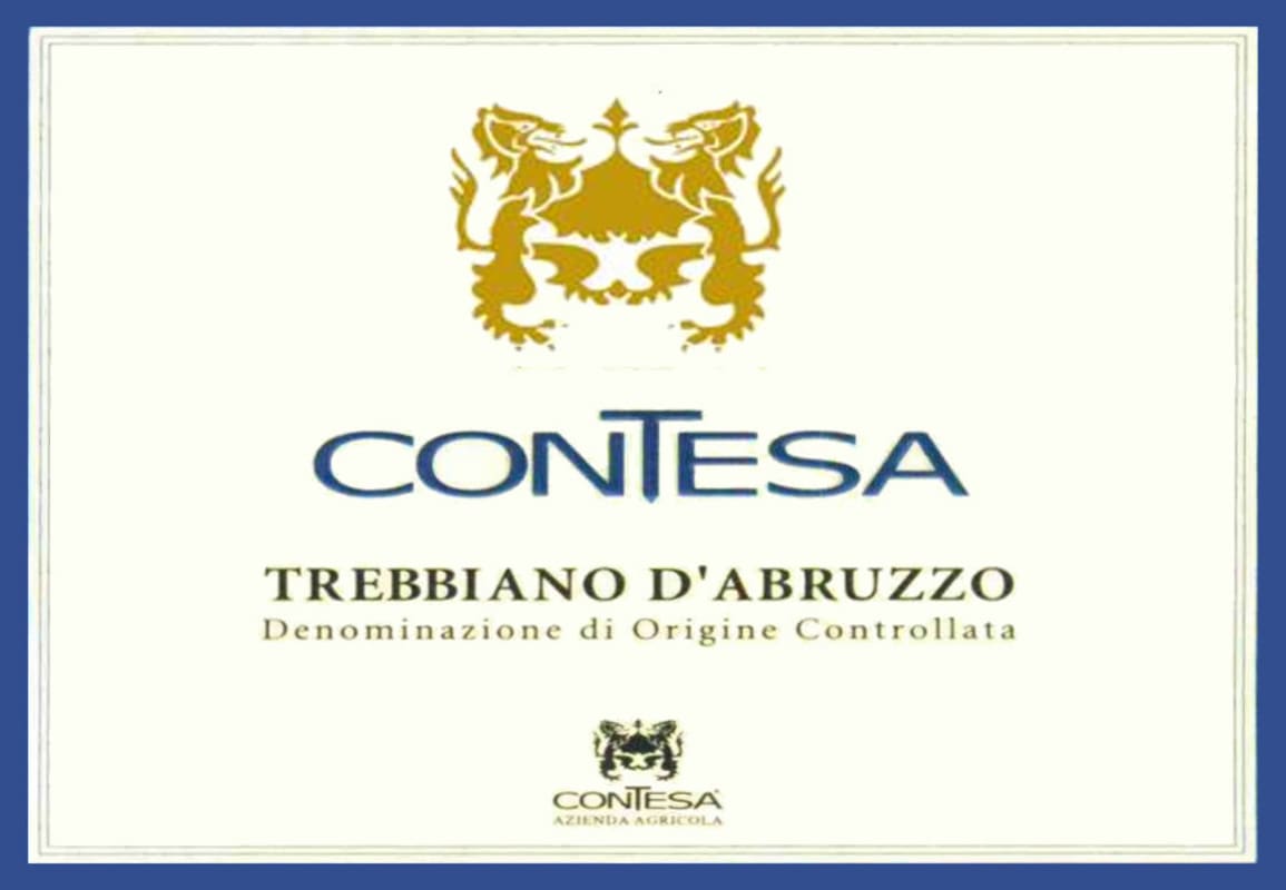 Contesa Trebbiano d'Abruzzo 2015 Front Label
