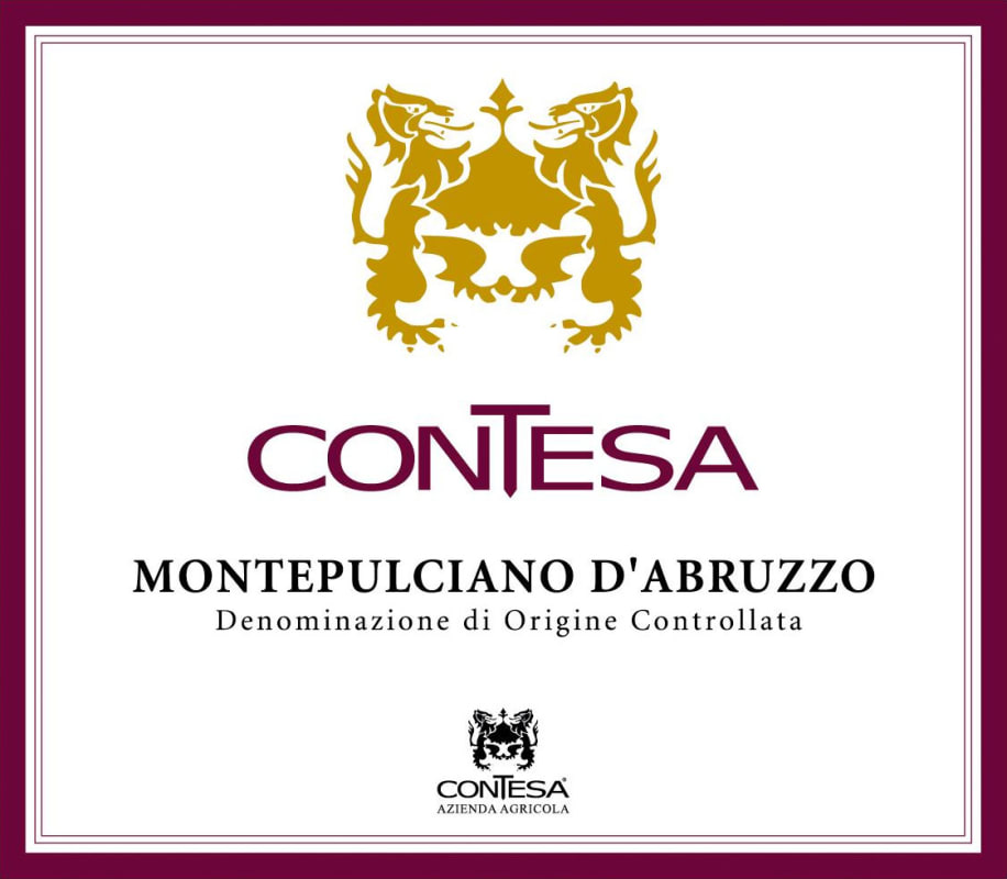 Contesa Montepulciano d'Abruzzo 2013 Front Label