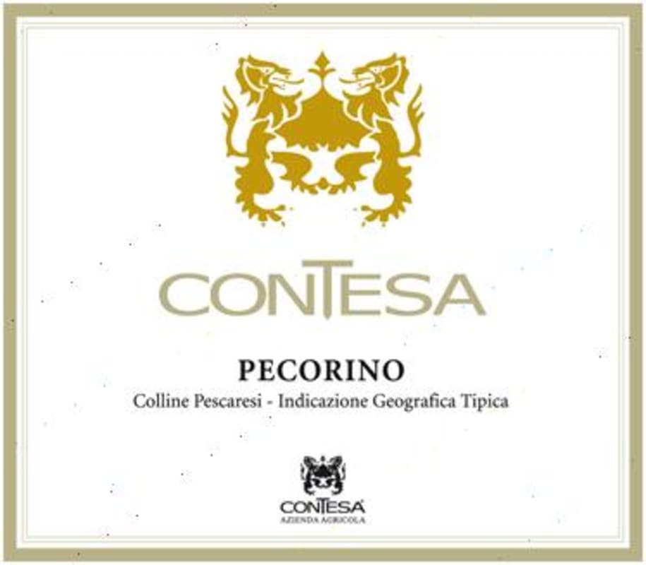 Contesa Colline Pescaresi Caparonne Pecorino 2014 Front Label