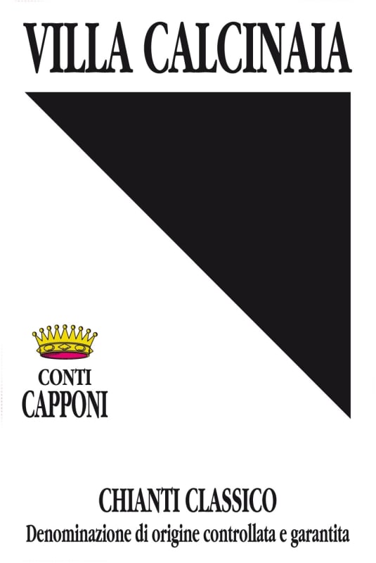 Conti Capponi - Villa Calcinaia Chianti Classico 2009 Front Label