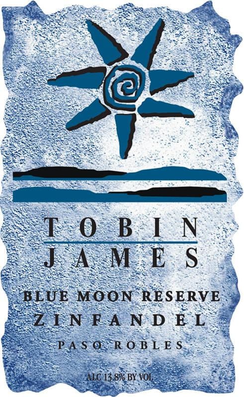 Tobin James Blue Moon Reserve Zinfandel 2012 Front Label