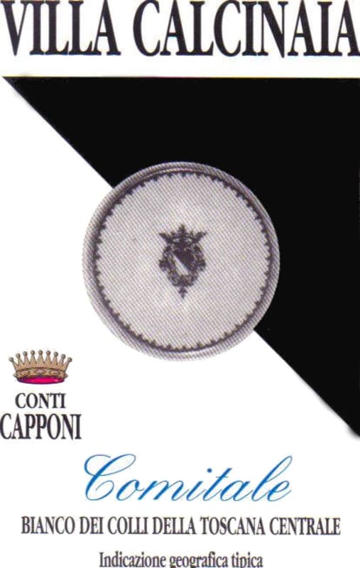 Conti Capponi - Villa Calcinaia Colli della Toscana Centrale Comitale Bianco 2012 Front Label