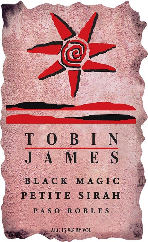 Tobin James Black Magic Petite Sirah 2012 Front Label